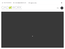Tablet Screenshot of cadatwork.com